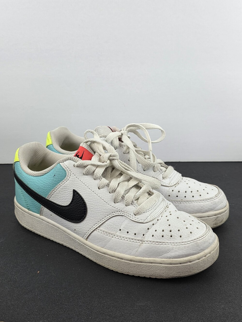 Nike Court Vision Low White Multi CZ9352-100 Women’s Size 8 Sneakers